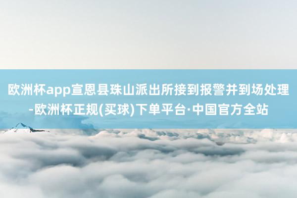 欧洲杯app宣恩县珠山派出所接到报警并到场处理-欧洲杯正规(买球)下单平台·中国官方全站
