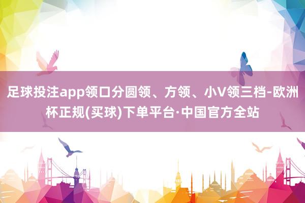 足球投注app领口分圆领、方领、小V领三档-欧洲杯正规(买球)下单平台·中国官方全站